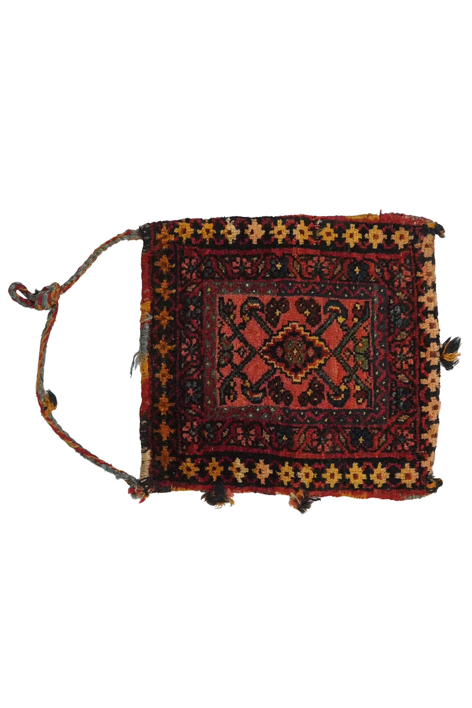 Bidjar — Handgefertigt, 33x31 cm, Bunt, 100% Virgin Wool | Main view