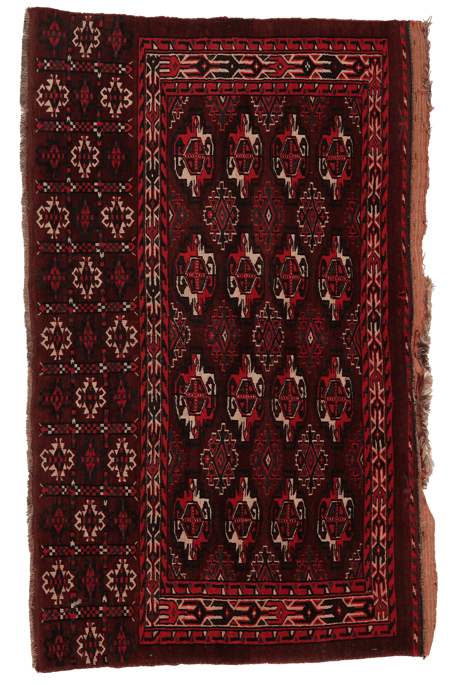 Gartchin — Hand-knotted, 74x120 cm, Red, 100% Virgin Wool | Main view