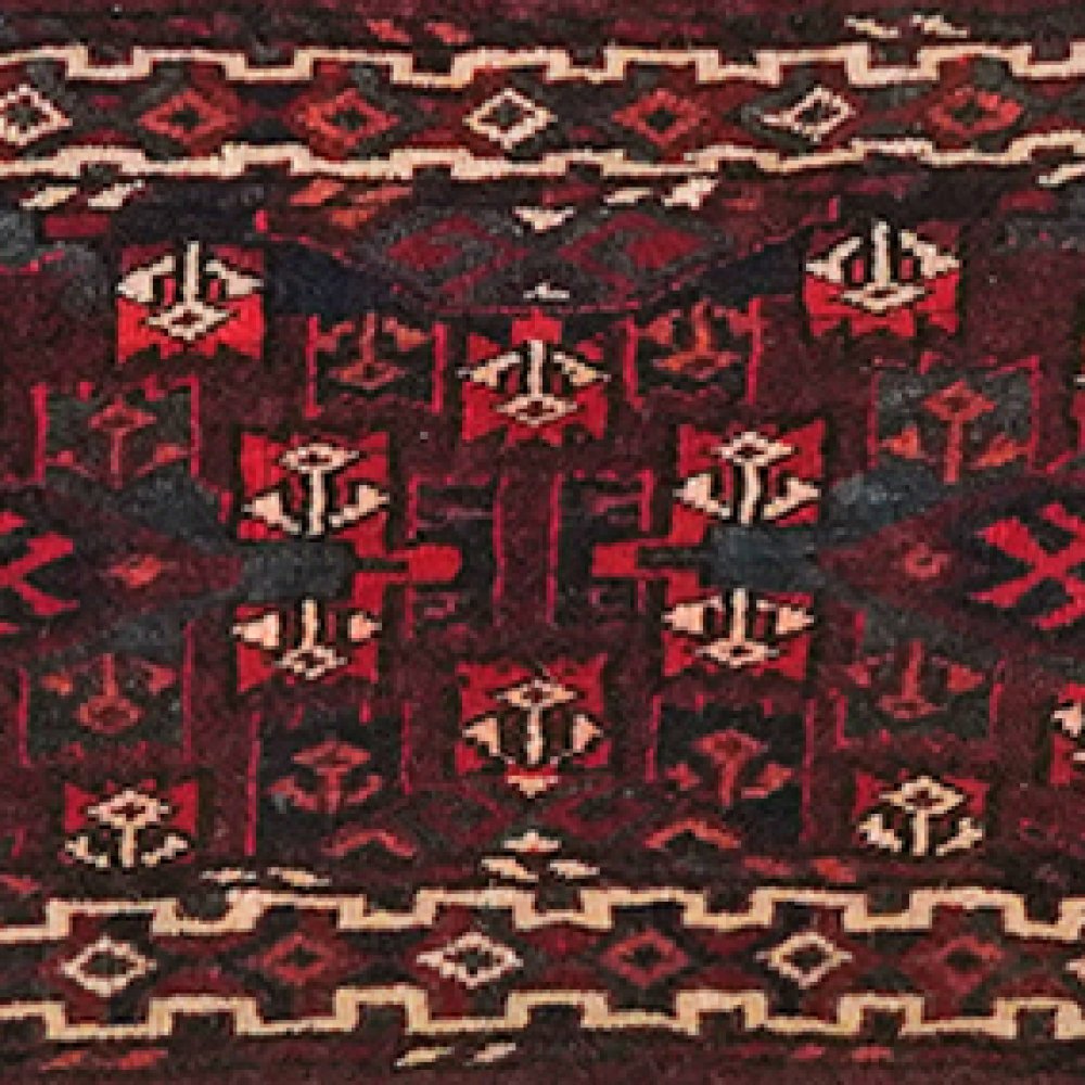 Buchara — Hand-knotted, 78x85 cm, Brown, 100% Virgin Wool | View 4