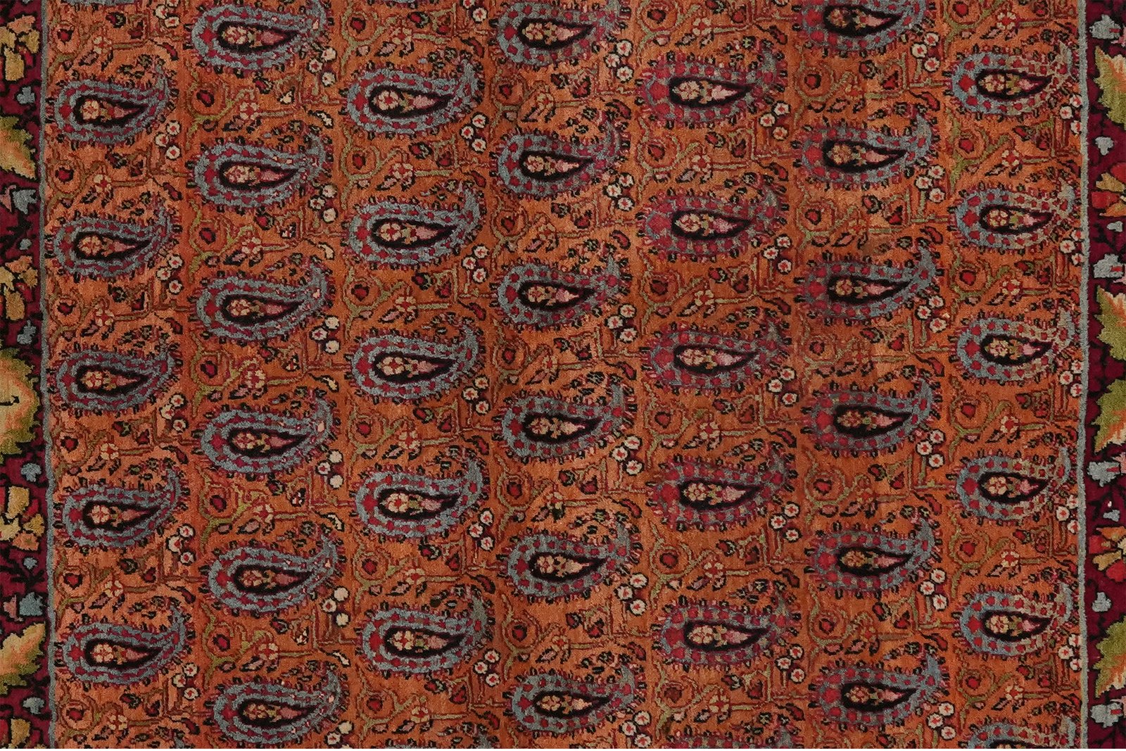 Semnan — Hand-knotted, 90x110 cm, Brown, 100% Virgin Wool | View 4