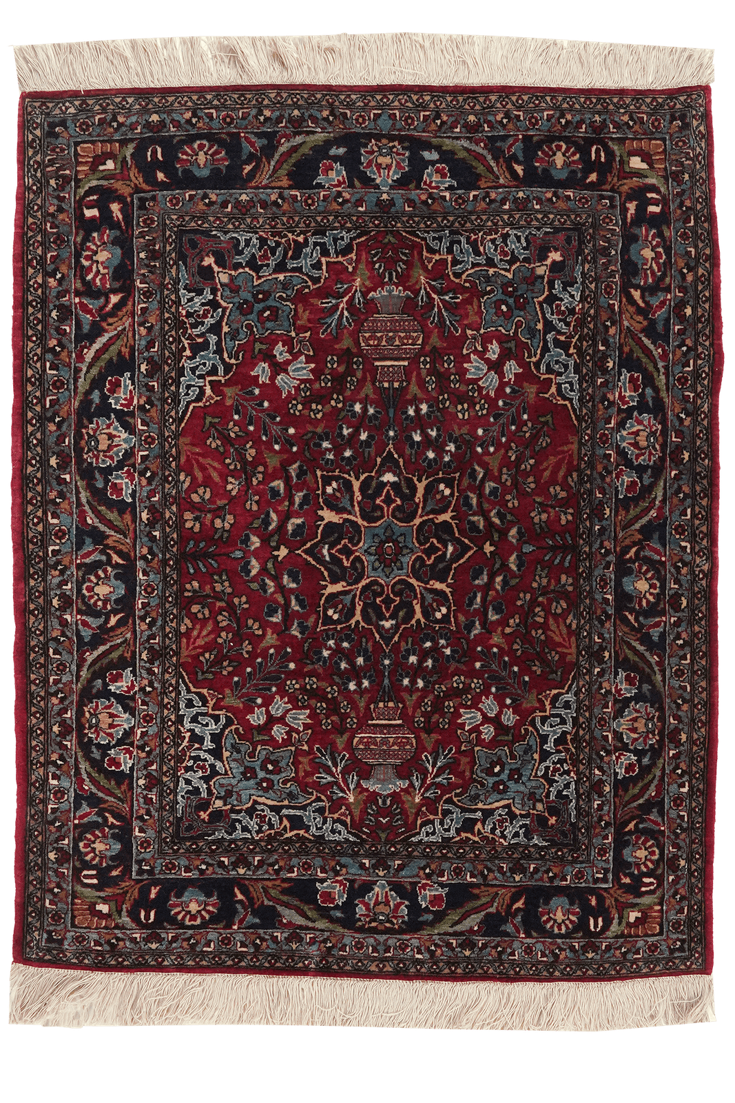 Toudeshk — Hand-knotted, 70x95 cm, Red, 100% Virgin Wool | Main view