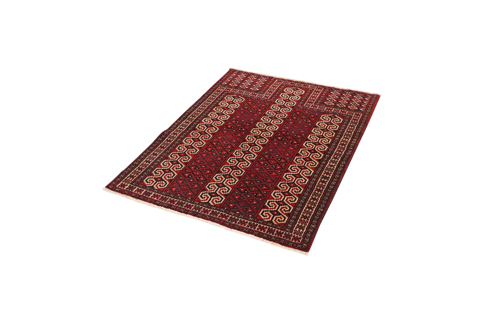 Turkman — Hand-knotted, 99x129 cm, Multicolor, 100% Virgin Wool | View 5