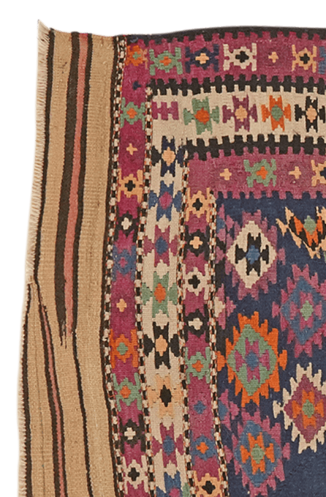 Kelim — Handmade, 100x120 cm, Multicolor, 100% Virgin Wool | View 3