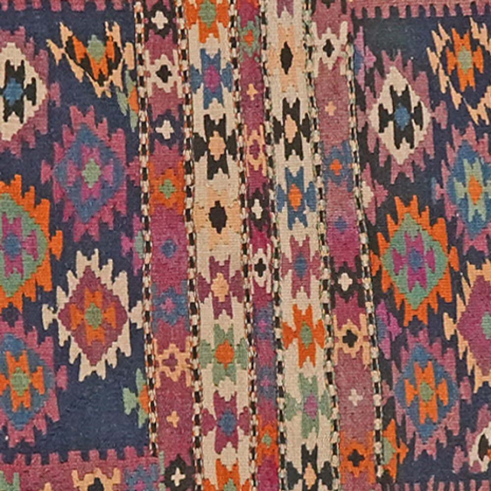 Kelim — Handmade, 100x120 cm, Multicolor, 100% Virgin Wool | View 4