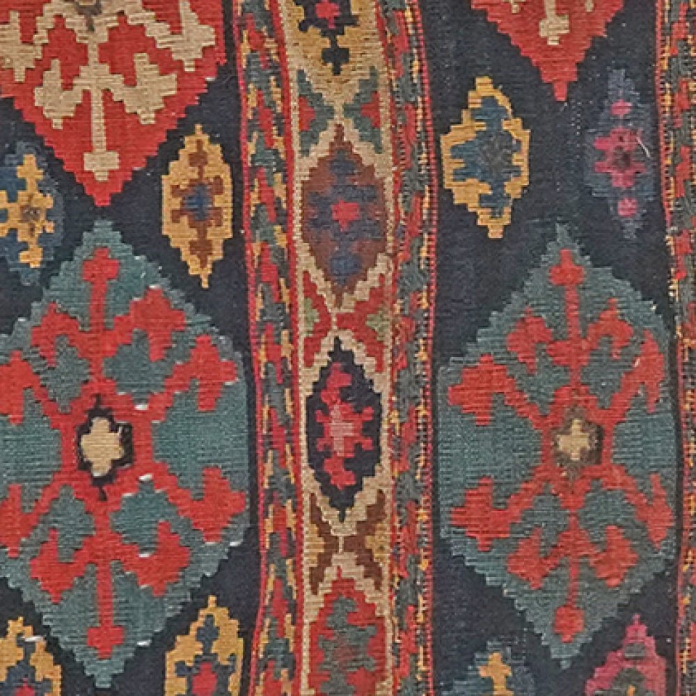 Kelim — Handmade, 86x120 cm, Multicolor, 100% Virgin Wool | View 4