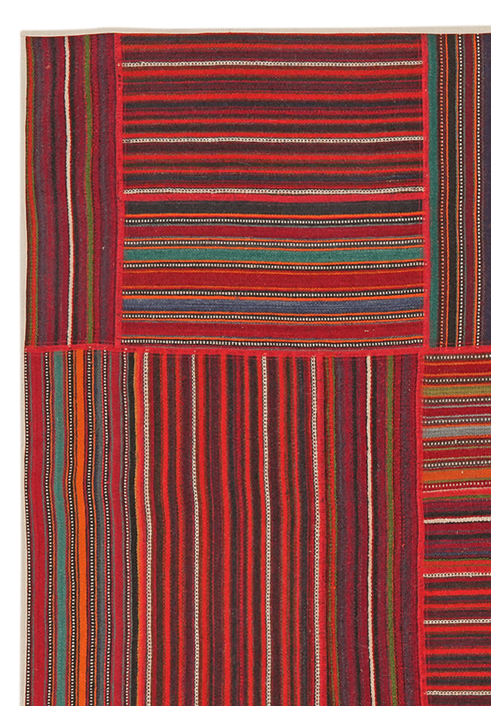 Kelim Tekkeh — Handmade, 143x214 cm, Multicolor, 100% Virgin Wool | View 3