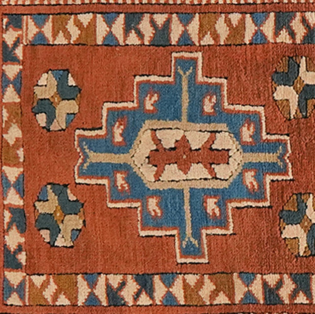 Kars — Hand-knotted, 84x127 cm, Red, 100% Virgin Wool | View 4