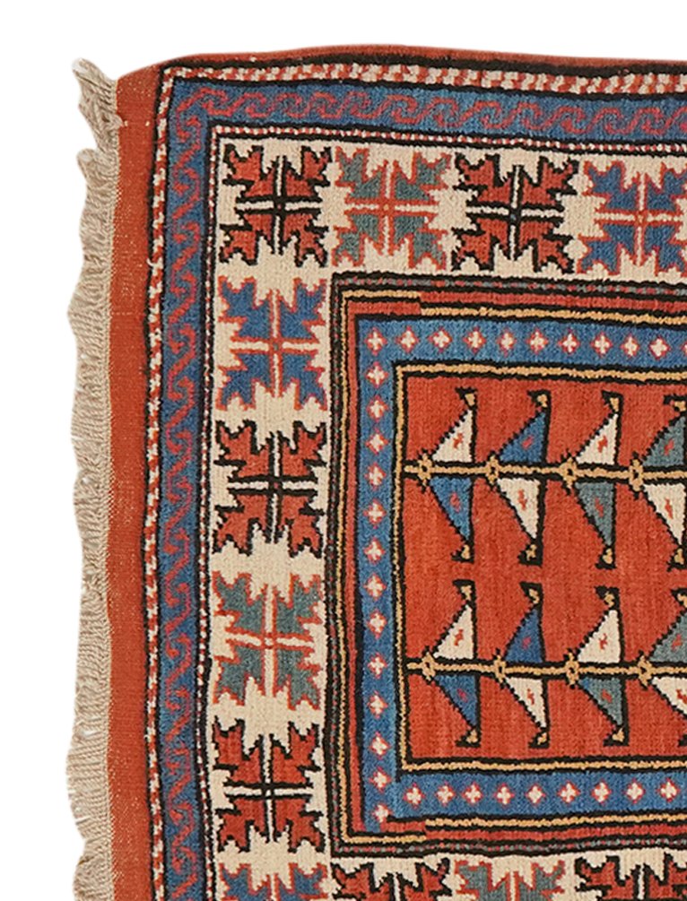 Kars — Hand-knotted, 83x138 cm, Red, 100% Virgin Wool | View 3