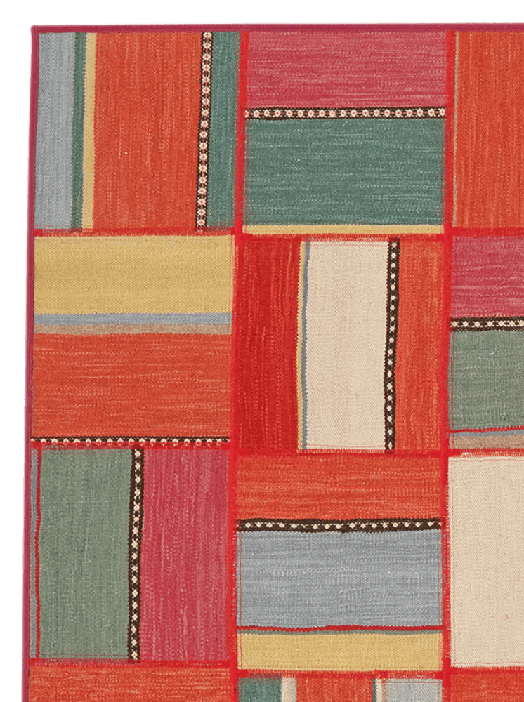 Kelim Tekkeh — Handmade, 120x209 cm, Multicolor, 100% Virgin Wool | View 3