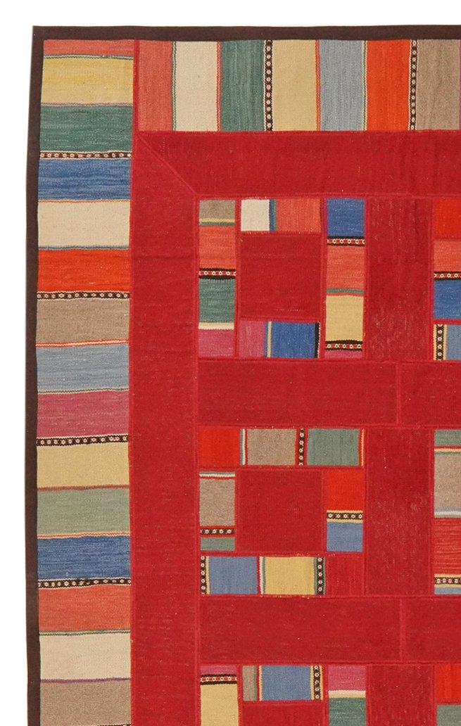 Kelim Tekkeh — Handmade, 229x286 cm, Multicolor, 100% Virgin Wool | View 3