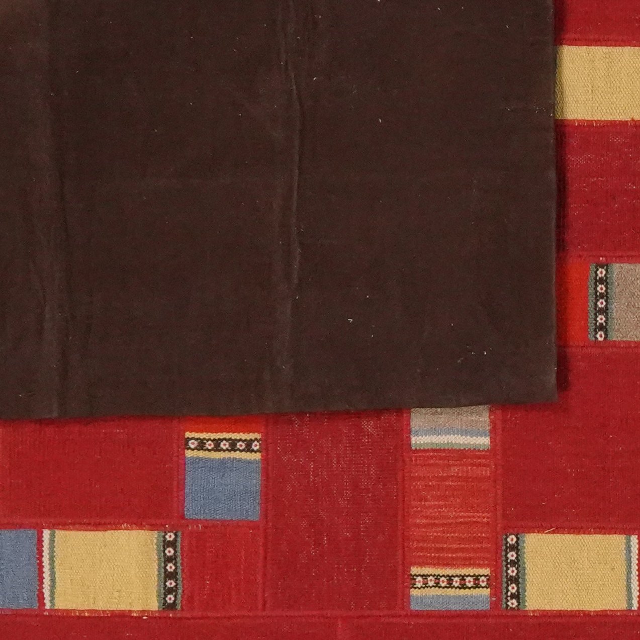 Kelim Tekkeh — Handmade, 229x286 cm, Multicolor, 100% Virgin Wool | View 6