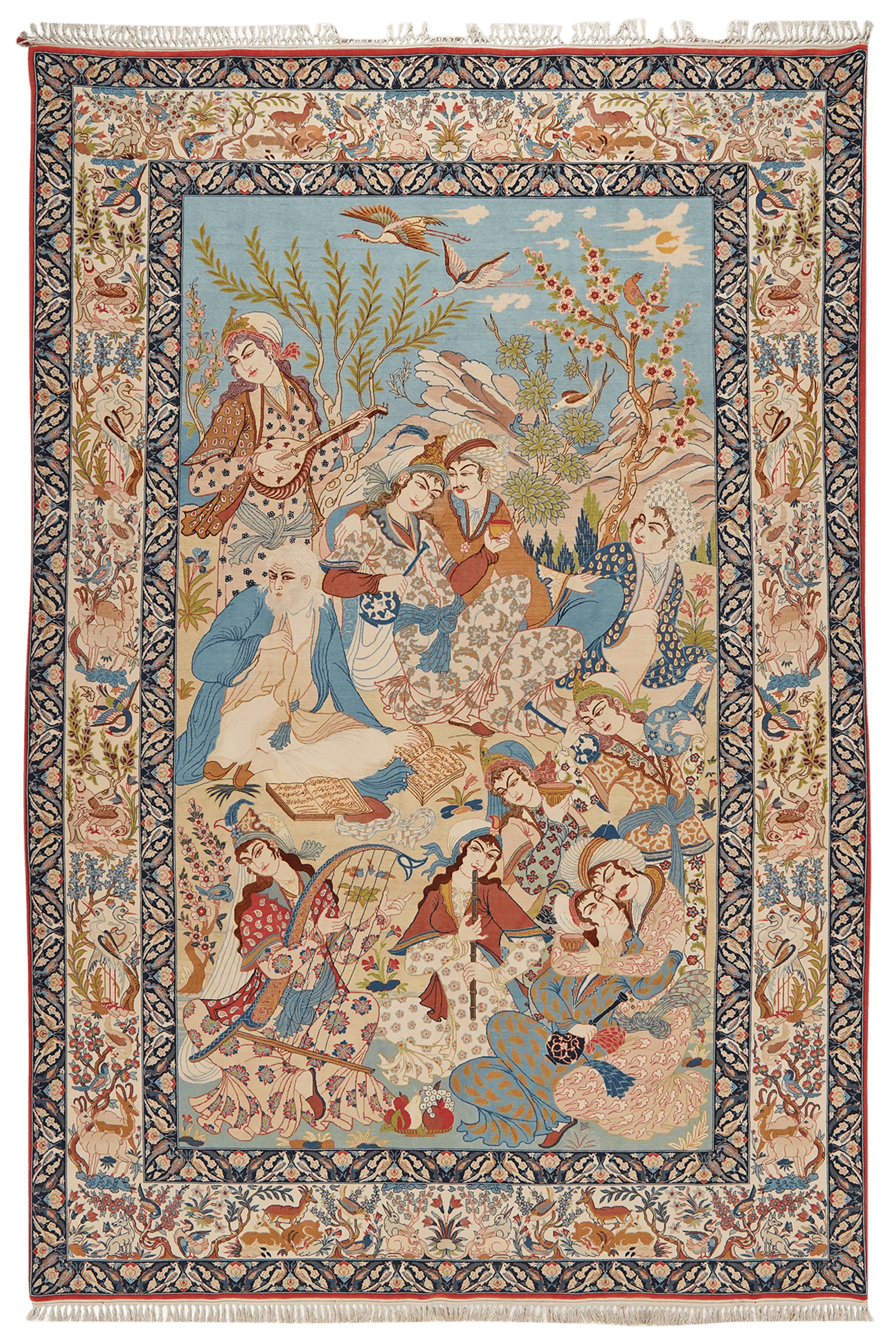Isfahan — Hand-knotted, 194x290 cm, Multicolor, 100% Virgin Wool | Main view