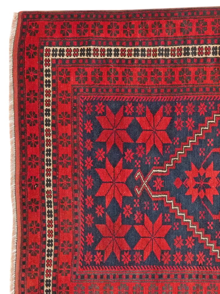 Yagdjibedir — Hand-knotted, 109x184 cm, Blue, 100% Virgin Wool | View 3