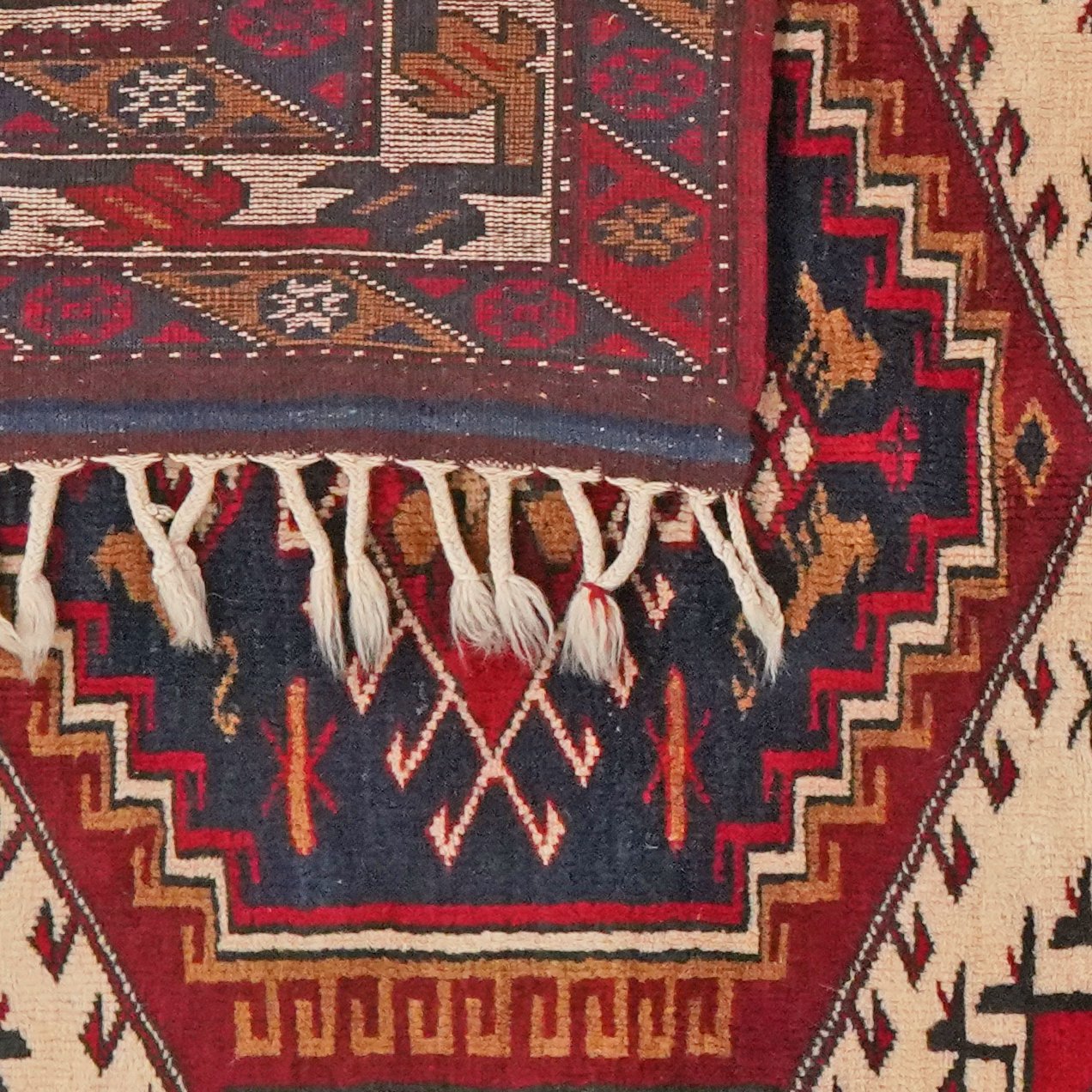 Yagdjibedir — Hand-knotted, 128x216 cm, Beige, 100% Virgin Wool | View 6