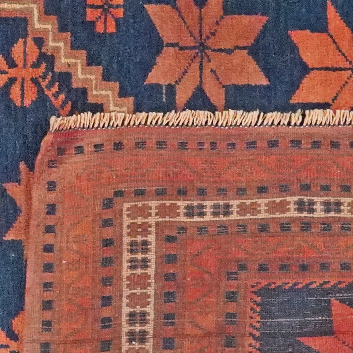 Yagdjibedir — Hand-knotted, 113x195 cm, Blue, 100% Virgin Wool | View 6