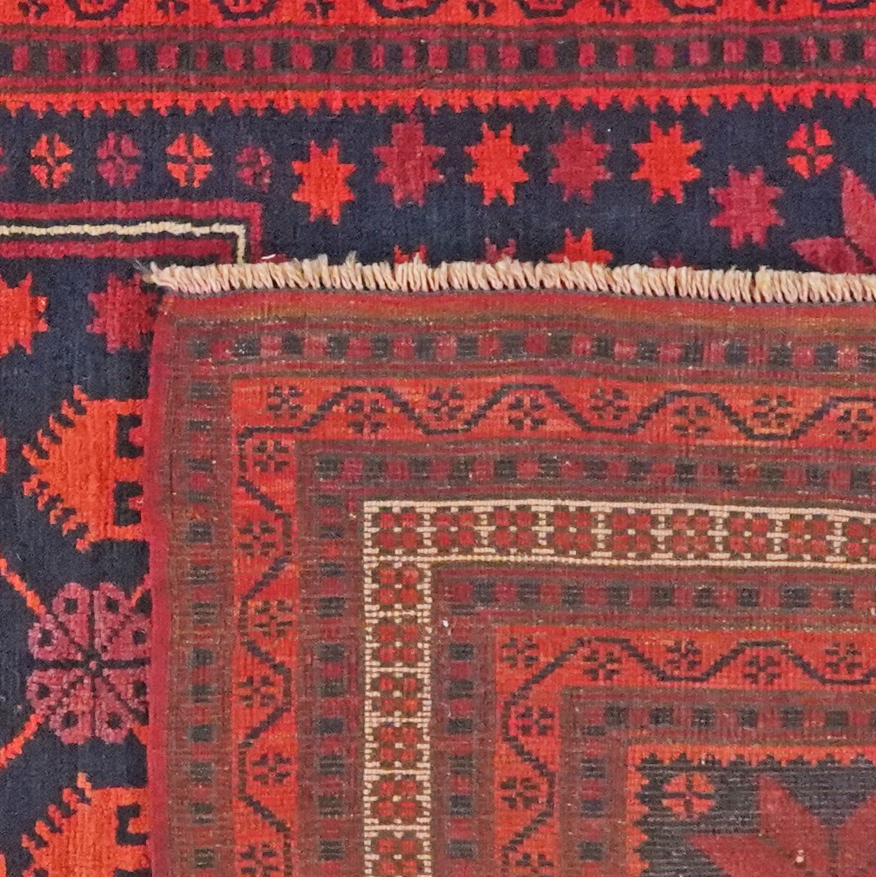 Yagdjibedir — Hand-knotted, 106x187 cm, Blue, 100% Virgin Wool | View 6
