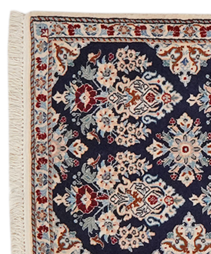 Nain 6La — Handgefertigt, 207x49 cm, Beige, 100% Virgin Wool | View 4