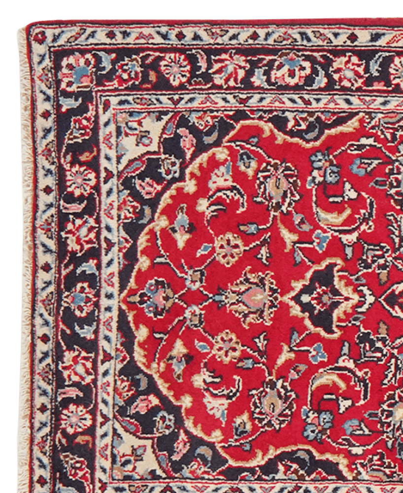 Ardakan — Hand-knotted, 80x306 cm, Red, 100% Virgin Wool | View 3