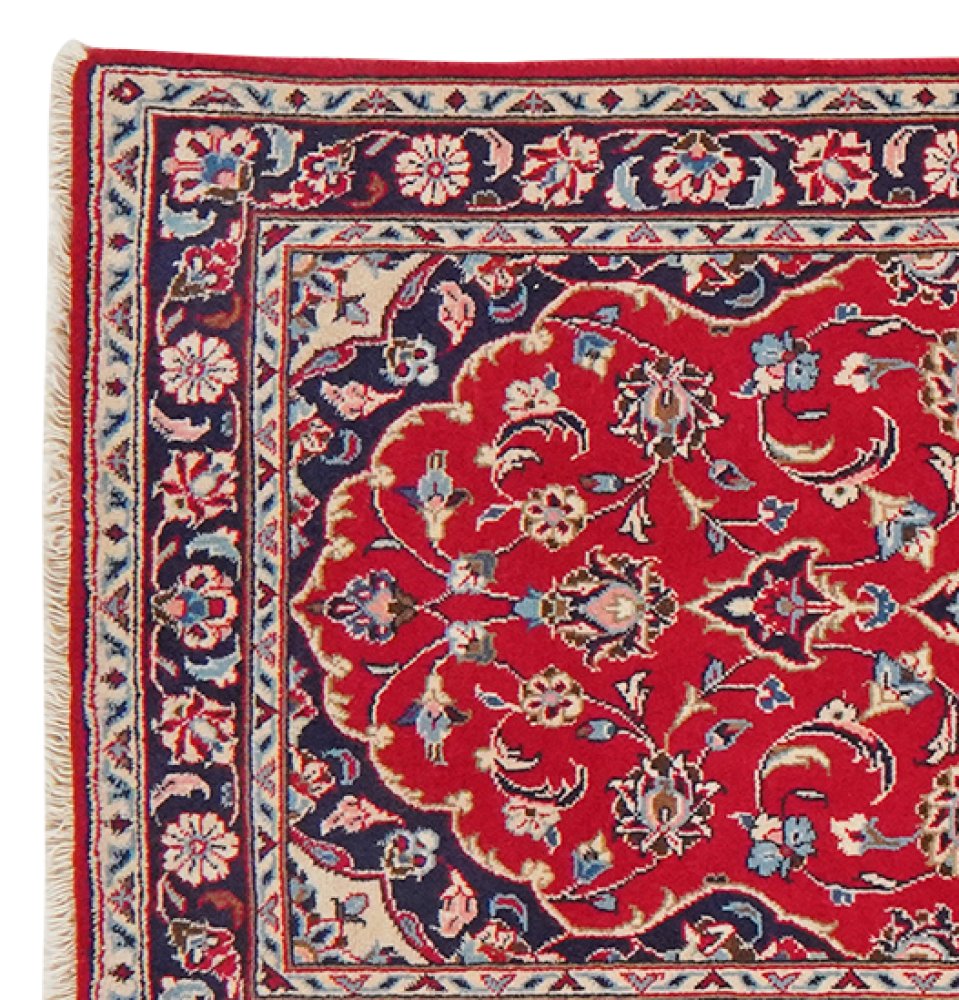 Ardakan — Hand-knotted, 75x305 cm, Red, 100% Virgin Wool | View 3