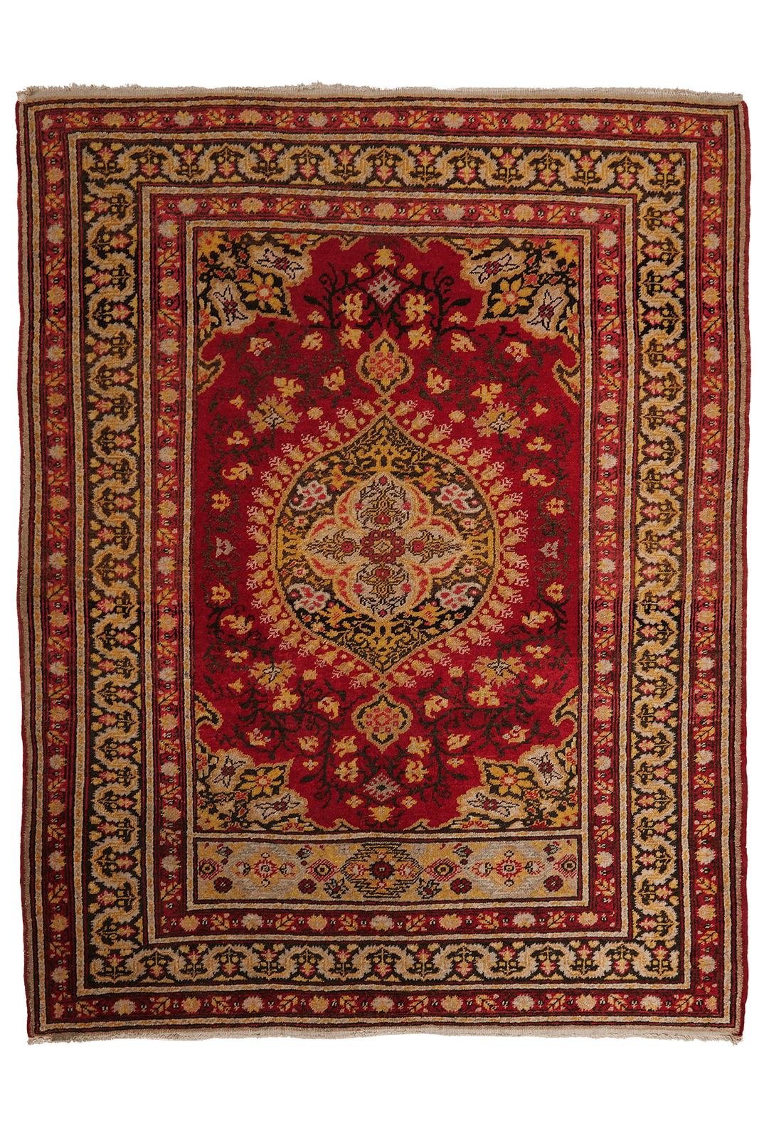 Avanos — Hand-knotted, 137x175 cm, Red, 100% Virgin Wool | Main view