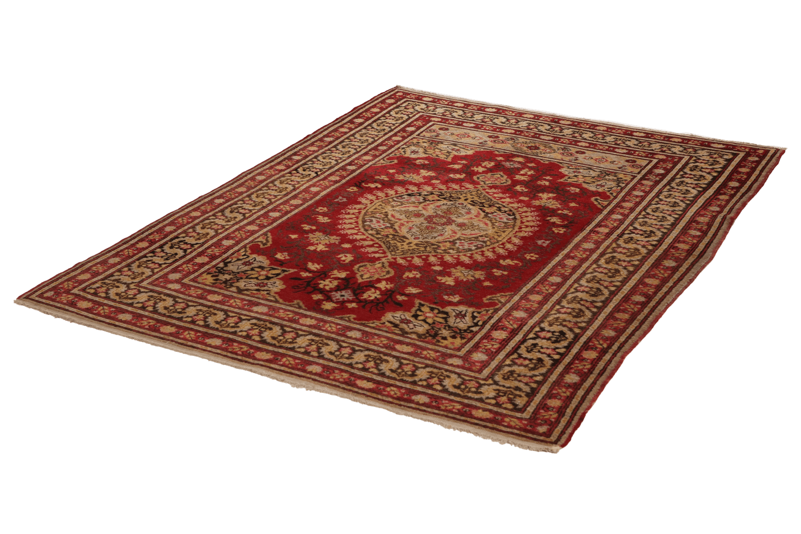 Avanos — Hand-knotted, 137x175 cm, Red, 100% Virgin Wool | View 6