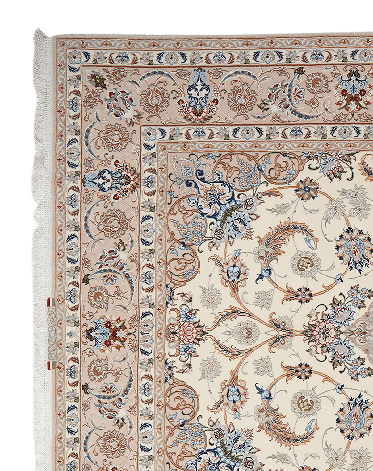 Isfahan — Hand-knotted, 155x239 cm, Beige, 100% Virgin Wool | View 3