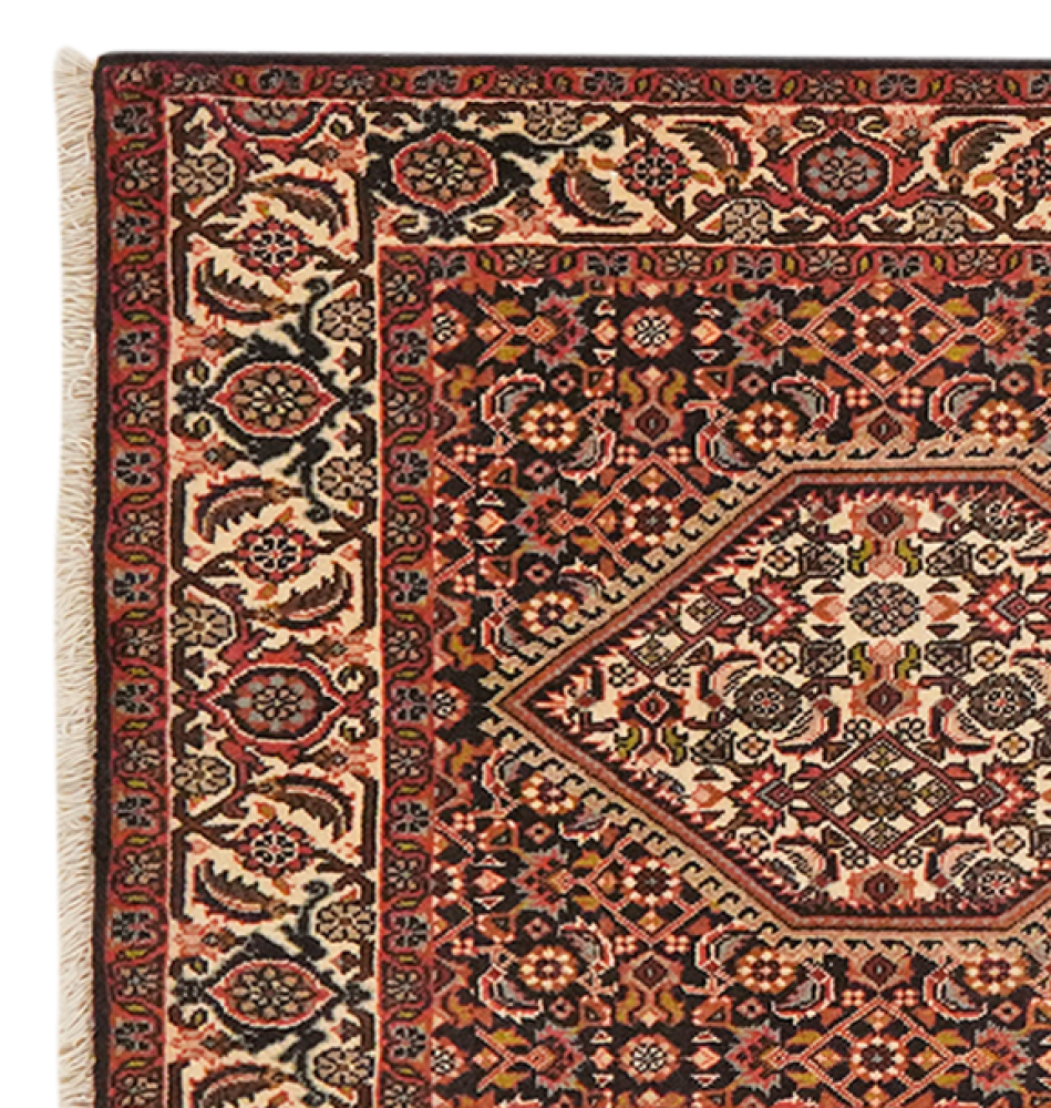 Bidjar Zandjan — Handgefertigt, 189x77 cm, Beige, 100% Virgin Wool | View 4