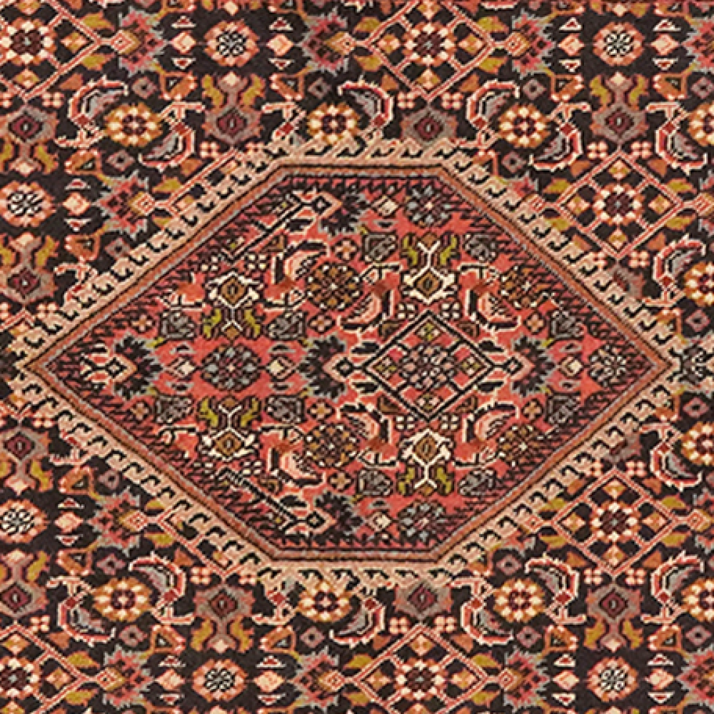 Bidjar Zandjan — Handgefertigt, 189x77 cm, Beige, 100% Virgin Wool | View 5