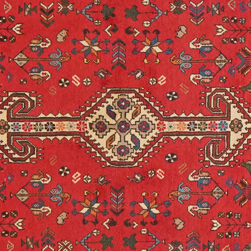 Nasrabad — Hand-knotted, 103x162 cm, Red, 100% Virgin Wool | View 4