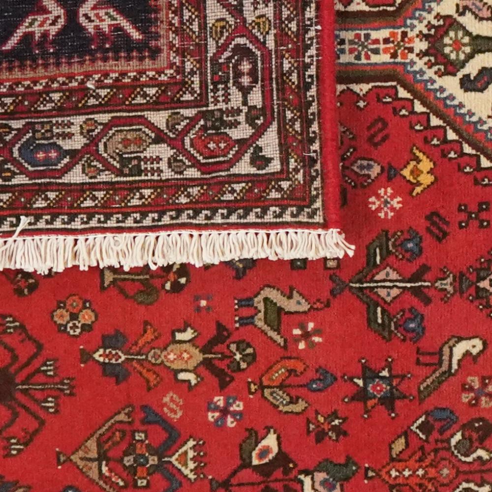 Nasrabad — Hand-knotted, 101x153 cm, Red, 100% Virgin Wool | View 6