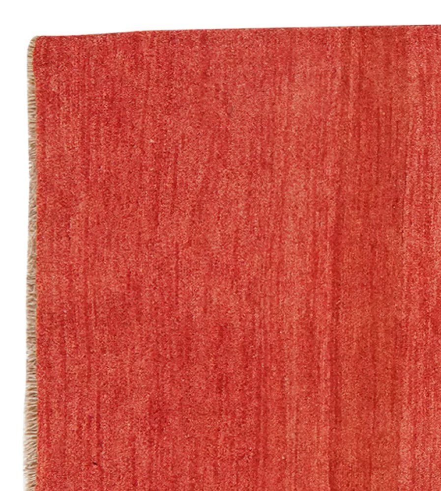 Gabbeh — Hand-knotted, 90x295 cm, Red, 100% Virgin Wool | View 3