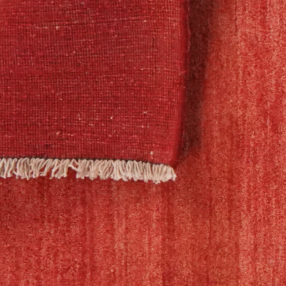 Gabbeh — Hand-knotted, 90x295 cm, Red, 100% Virgin Wool | View 6