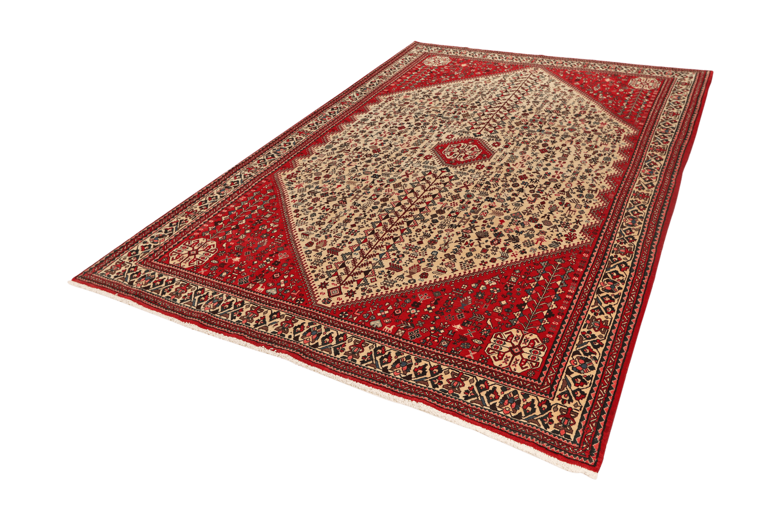 Abadeh — Hand-knotted, 200x305 cm, Beige, 100% Virgin Wool | View 5