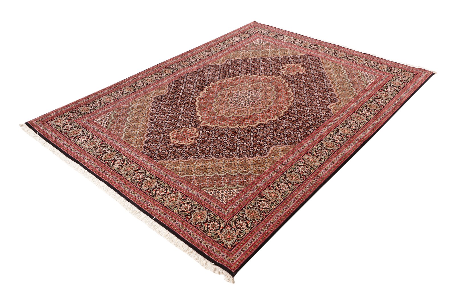 Tabriz 50 Raj — Hand-knotted, 152x206 cm, Blue, 100% Virgin Wool | View 5