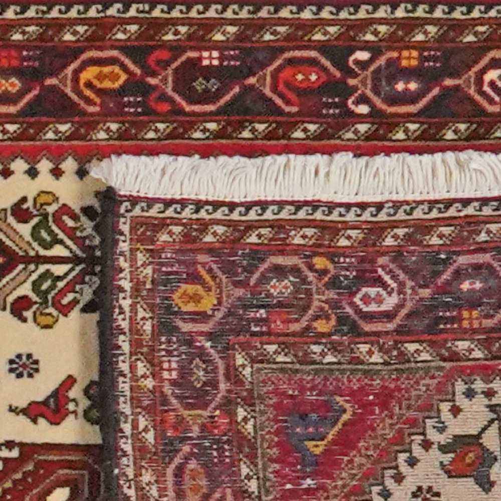 Nasrabad — Hand-knotted, 81x398 cm, Beige, 100% Virgin Wool | View 6