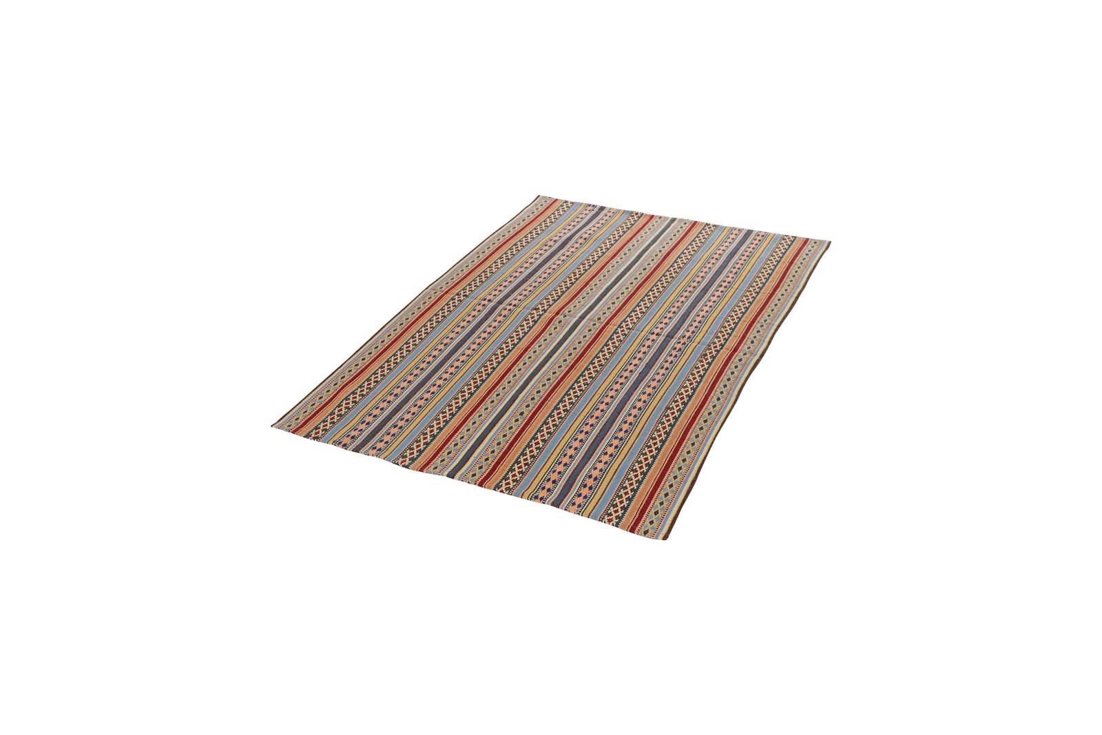 Kelim Djadjim — Handmade, 99x152 cm, Multicolor, 100% Virgin Wool | View 5