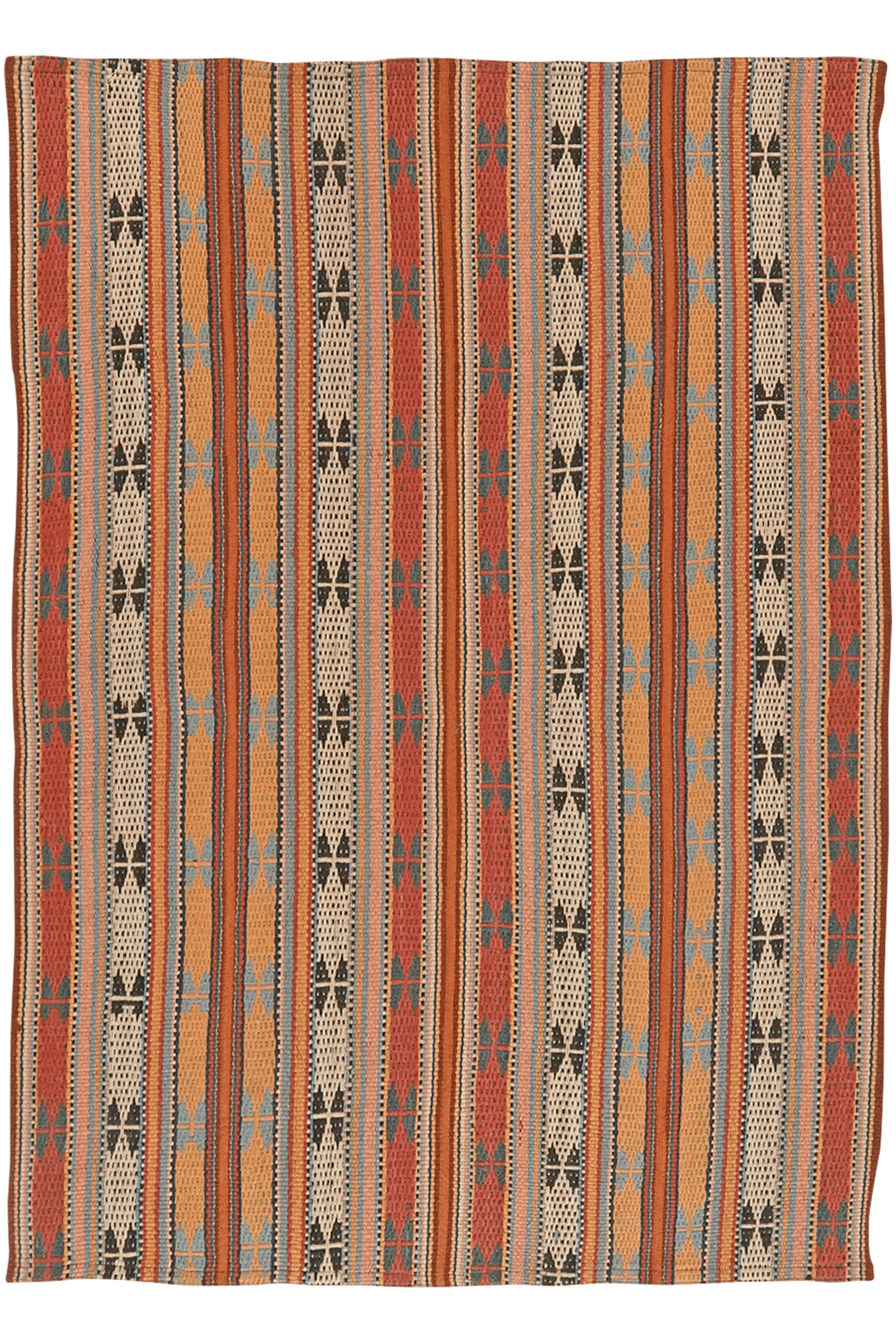 Kelim Djadjim — Handmade, 108x148 cm, Multicolor, 100% Virgin Wool | Main view