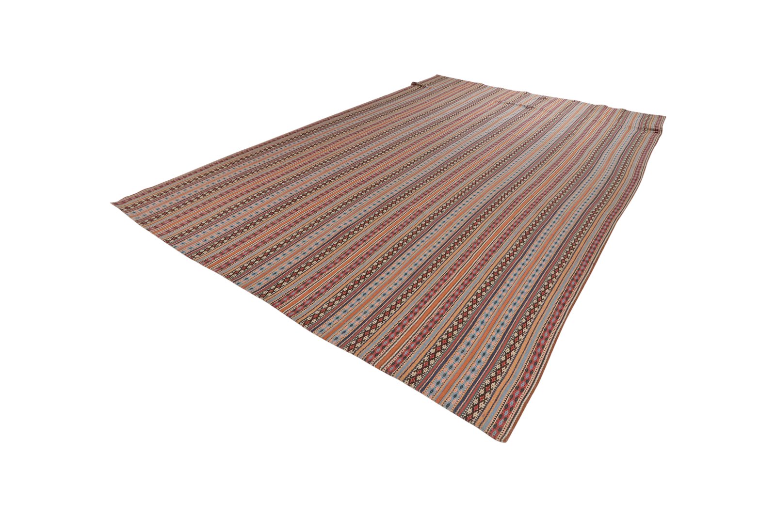 Kelim Djadjim — Handmade, 246x348 cm, Multicolor, 100% Virgin Wool | View 5