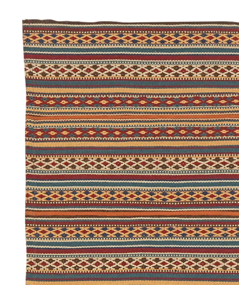 Kelim Djadjim — Handmade, 96x100 cm, Multicolor, 100% Virgin Wool | View 3