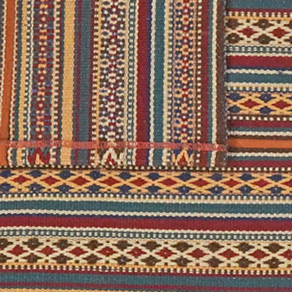 Kelim Djadjim — Handmade, 96x100 cm, Multicolor, 100% Virgin Wool | View 6
