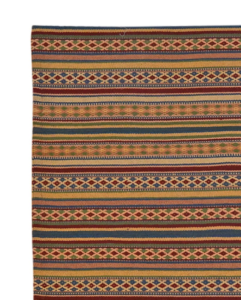 Kelim Djadjim — Handmade, 98x100 cm, Multicolor, 100% Virgin Wool | View 3