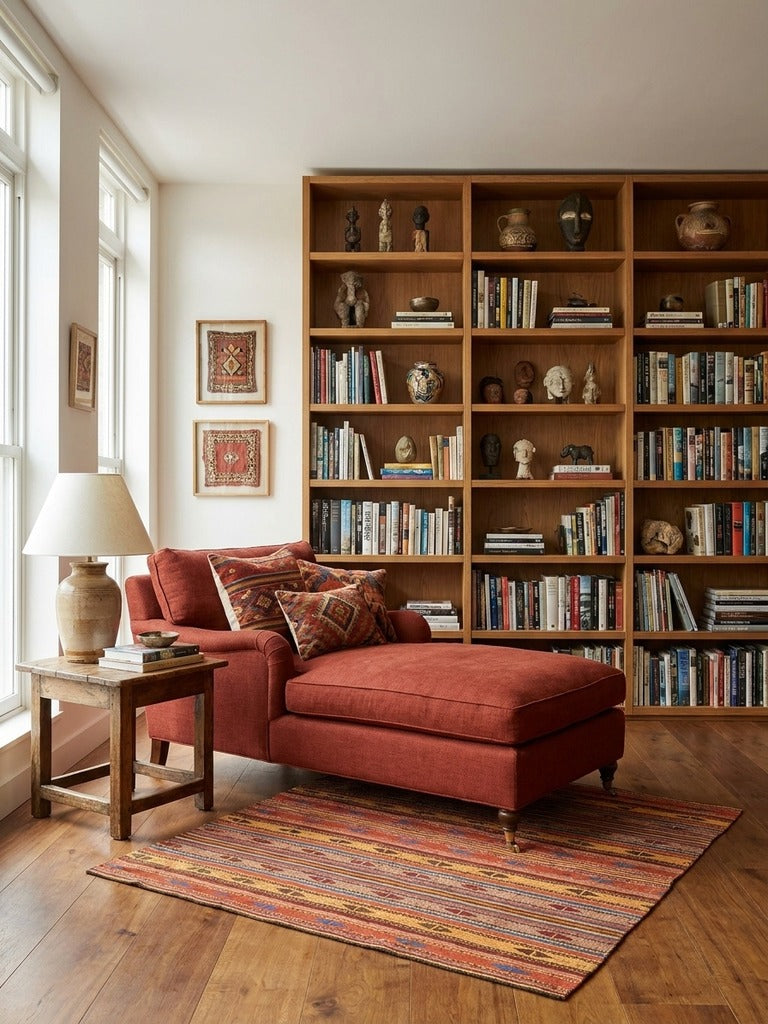 Kelim Djadjim — Handmade, 99x102 cm, Multicolor, 100% Virgin Wool | Back view