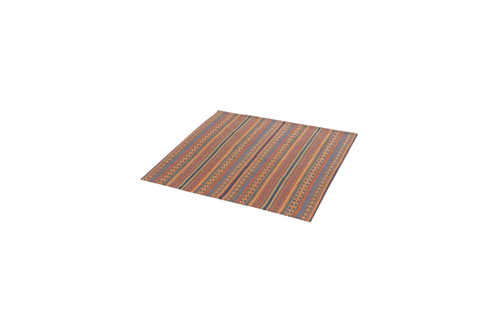 Kelim Djadjim — Handmade, 101x102 cm, Multicolor, 100% Virgin Wool | View 5