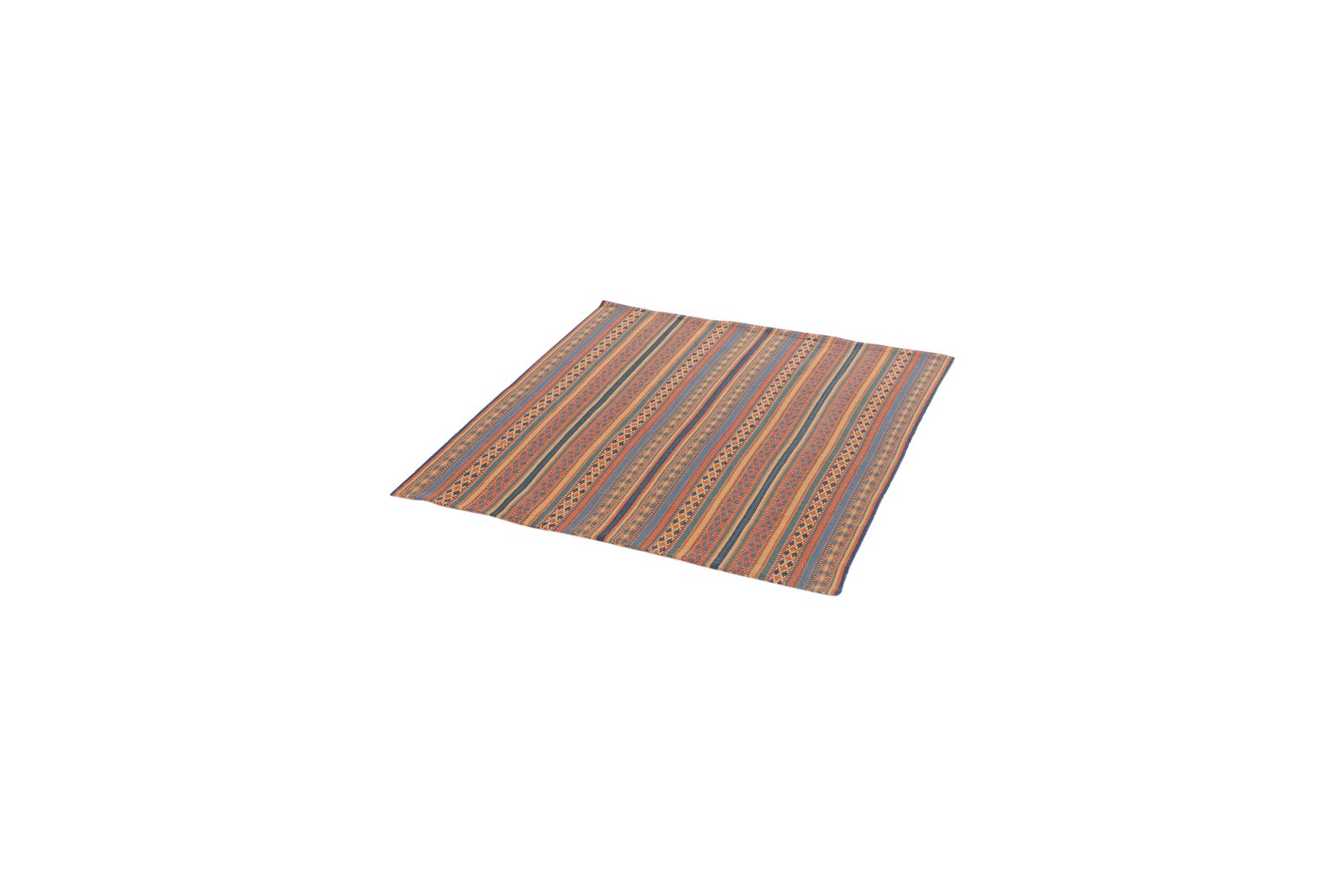 Kelim Djadjim — Handmade, 93x100 cm, Multicolor, 100% Virgin Wool | View 5