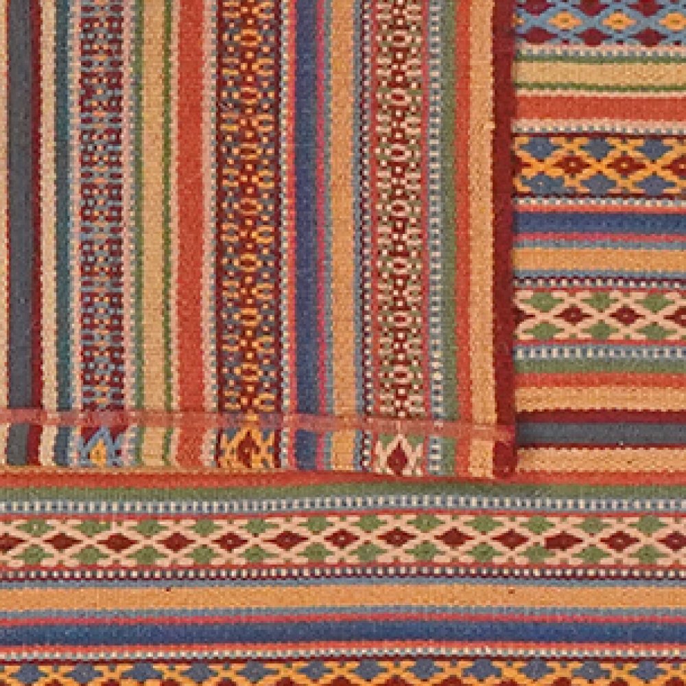 Kelim Djadjim — Handmade, 101x103 cm, Multicolor, 100% Virgin Wool | View 6