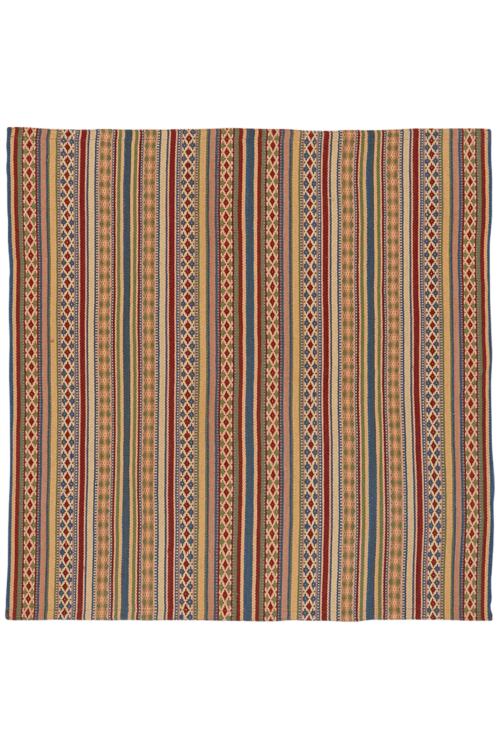 Kelim Djadjim — Handmade, 98x101 cm, Multicolor, 100% Virgin Wool | Main view