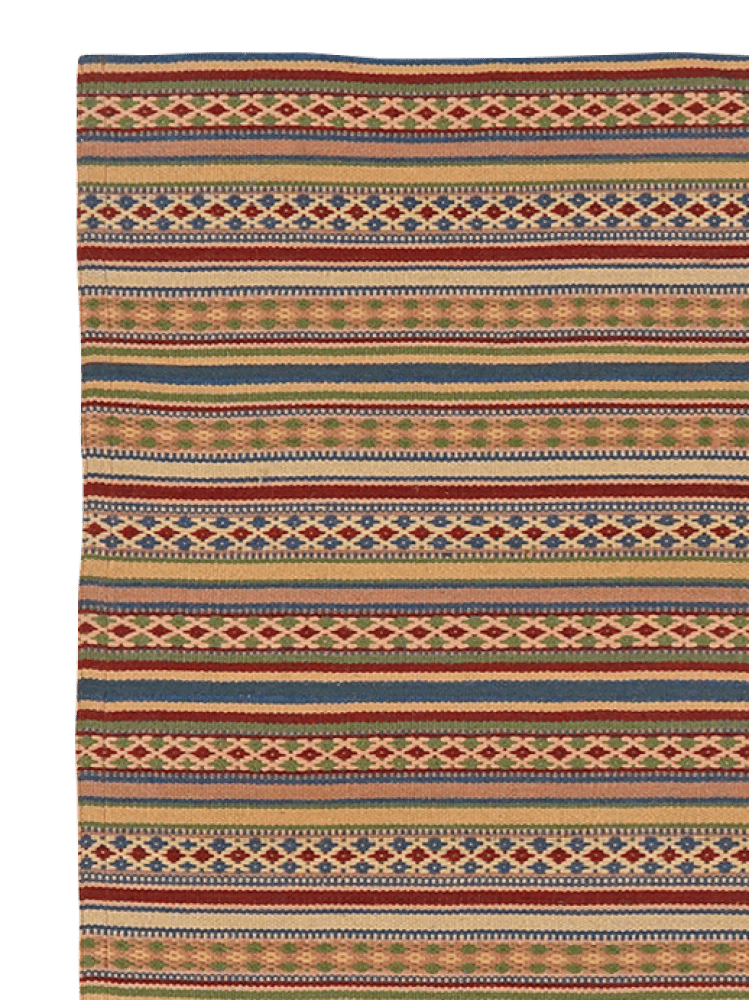 Kelim Djadjim — Handmade, 98x101 cm, Multicolor, 100% Virgin Wool | View 3