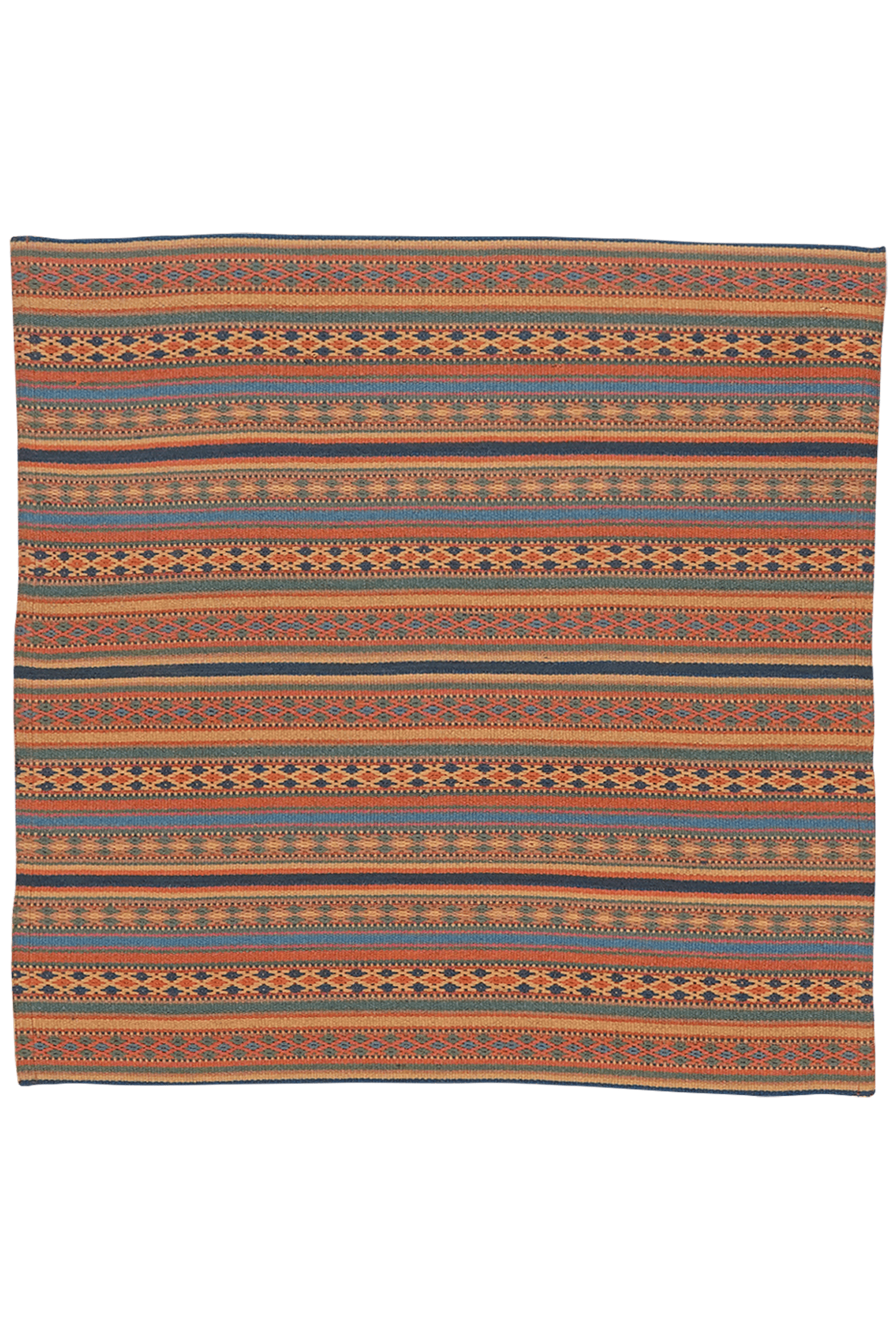 Kelim Djadjim — Handmade, 101x101 cm, Multicolor, 100% Virgin Wool | Main view