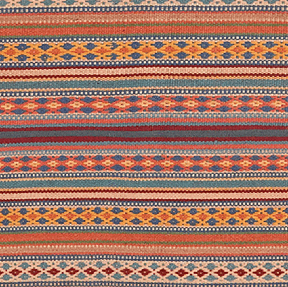 Kelim Djadjim — Handmade, 100x102 cm, Multicolor, 100% Virgin Wool | View 4
