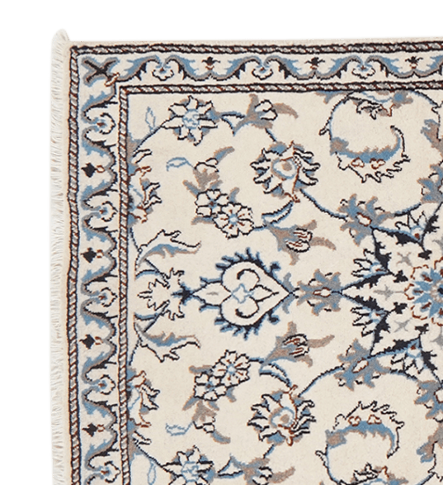 Nain 12La — Hand-knotted, 75x302 cm, Beige, 100% Virgin Wool | View 3
